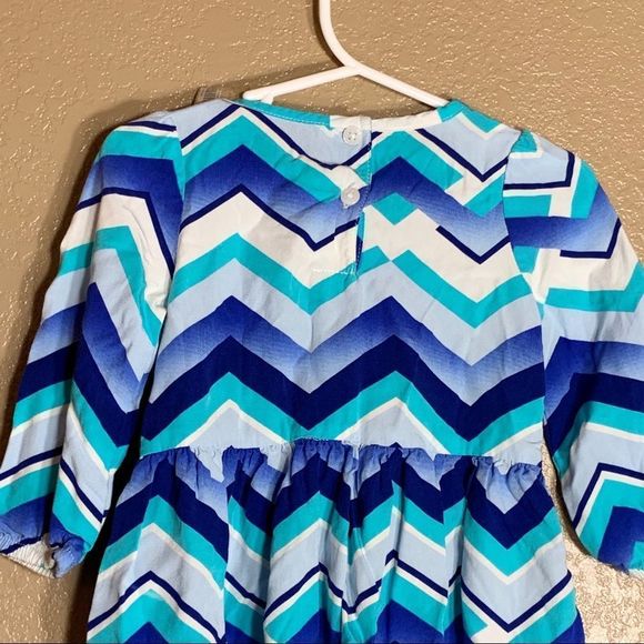 Crazy 8 blue chevron print dress - Picture 6 of 8